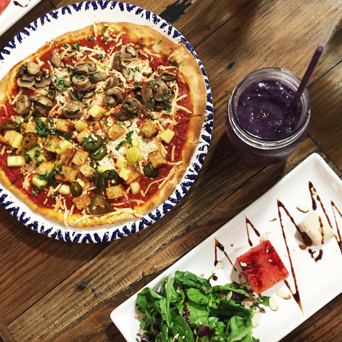 #vegetarian even though I'm not. #pineapple #jalapeno #pizza #smoothie #raspberry#strawberry #mint #kale<a href="/tag/vegetarian"class="tags">#vegetarian</a><a href="/tag/pineapple"class="tags">#pineapple</a><a href="/tag/jalapeno"class="tags">#jalapeno</a><a href="/tag/kale"class="tags"><span>#kale</span></a><a href="/tag/smoothie"class="tags"><span>#smoothie</span></a><a href="/tag/pizza"class="tags"><span>#pizza</span></a><a href="/tag/blueberry"class="tags"><span>#blueberry</span></a><a href="/tag/mint"class="tags"><span>#mint</span></a>