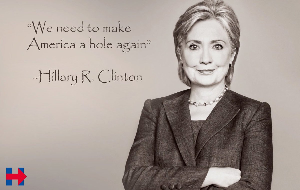 Stefanapolis's tweet photo. #BadJobIn5Words make America a hole again
#dontmakeamericagreatagain
#ImWithHer https://t.co/M3jJ1XIjqn
