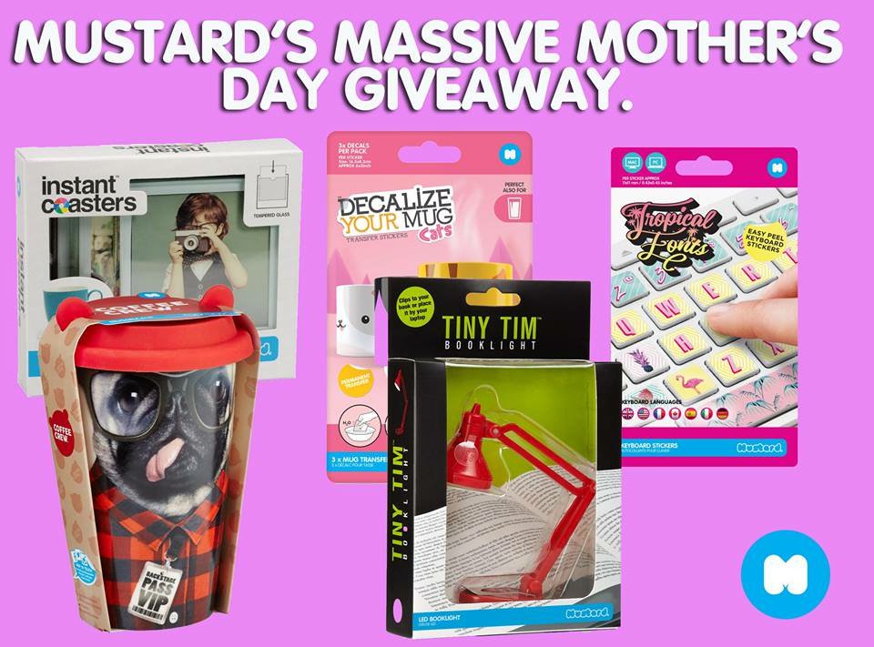 MustardLondon's tweet photo. Massive #MothersDay #giveaway #competition #win loads of #gifts for #mum RT&amp;F https://t.co/60PKClYYBY #Draw #Friday https://t.co/EQbHKGVaUN