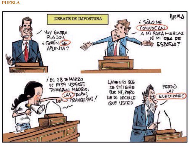 menendez_42K's tweet photo. Hay que leer entre líneas, o entre viñetas ;-) Puebla hoy en @abc_es https://t.co/Ba1LhJusEf