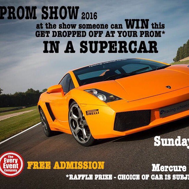 everyeventco's tweet photo. #HaydockPromShow Sunday 13 March 12-4 #promdresses #promsuits #promtransport #promhair #prommakeup #prizes #catwalks https://t.co/BRYHkfVast