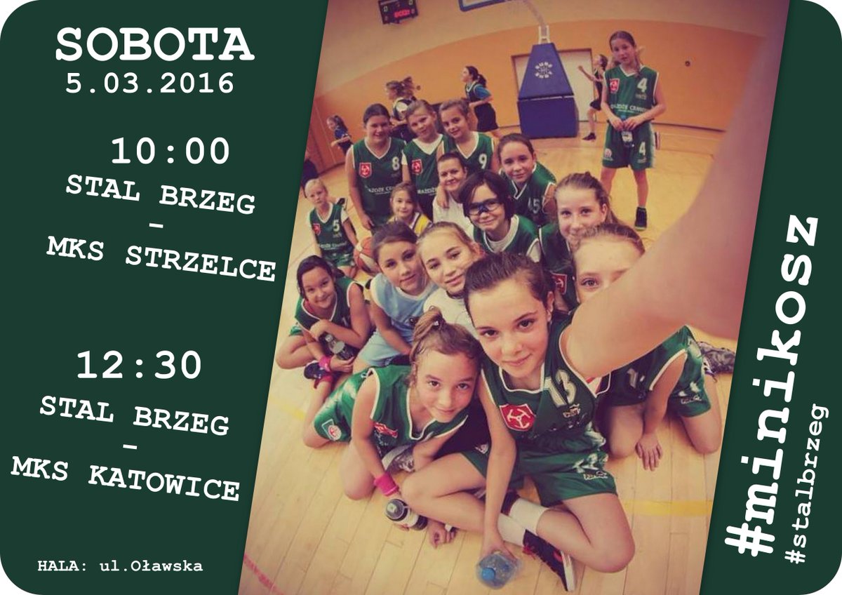 STALBRZEG's tweet photo. ...a w sobotę minikoszykarki ;) #stalbrzeg #stalówki #hejstal #womenbasketball   #brzeg #kibicujnam #gramyzsercem https://t.co/o7VeAFTdNl