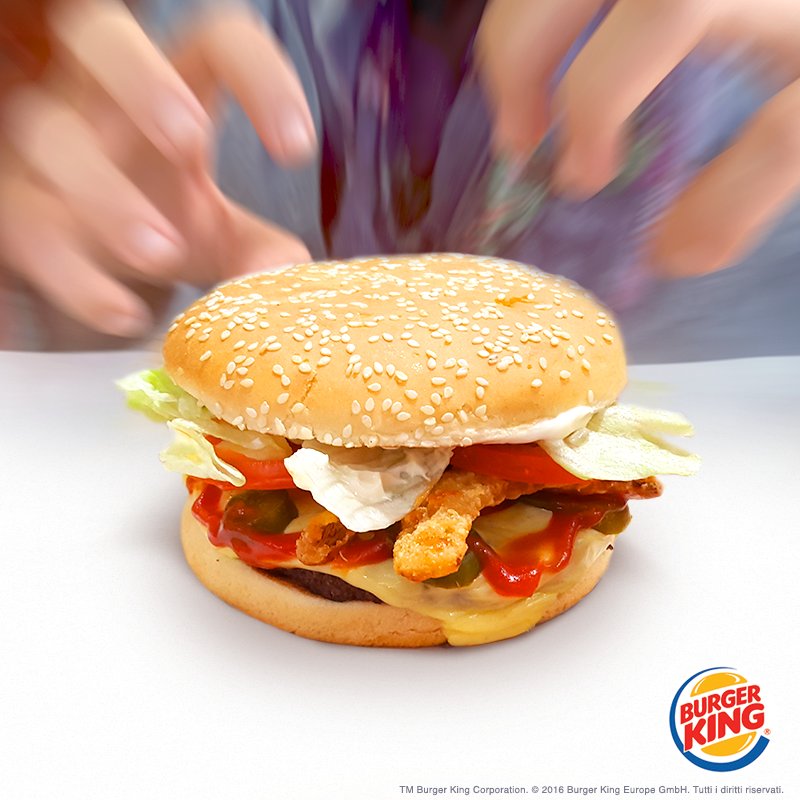 Lui è Angry #Whopper, quello arrabbiato. Vuoi placare la sua ira? Prova a morderlo! #BurgerKingItalia #aModotuo
