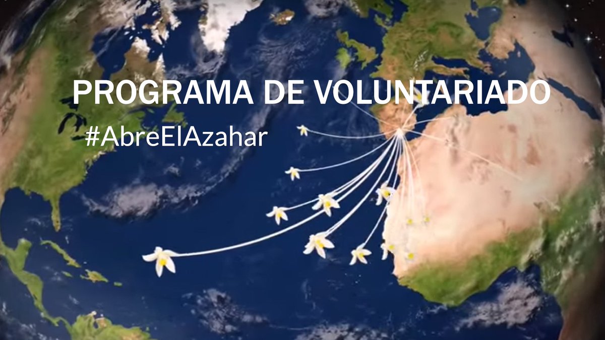 ¿Te gustaría ser #voluntario en #AbreElAzahar? Queremos contar contigo. Inscríbete en bit.ly/1oArcWs ❀ ❀