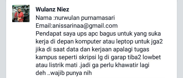 Hilda_Julianti3's tweet photo. @JagonyaKUIS nih min temn ku yng ke 8 ,smga beruntung #UPSAPCKuis #UPSAPC https://t.co/9oCU4TxaZy