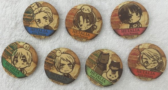 AnimeJapan2016 で販売予定のヘタリアの缶バッジ（布タイプ）はこちら