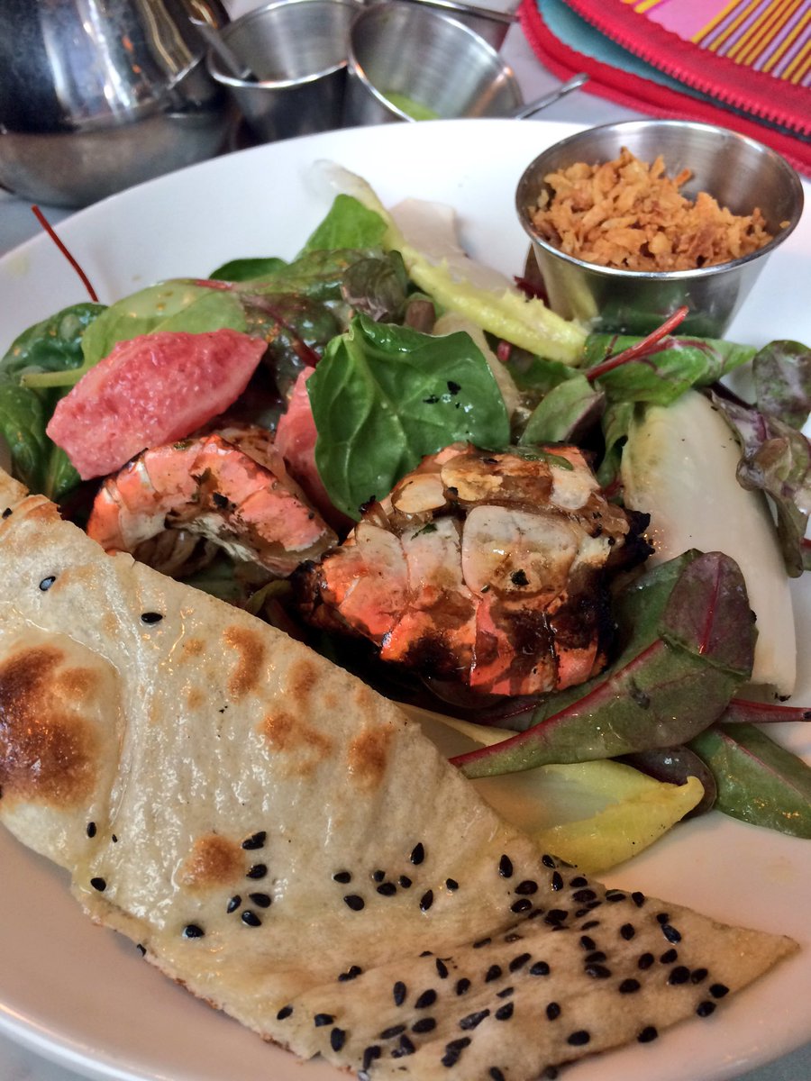 Ks_Hungry's tweet photo. #Prawn salad @Dishoom  so lovely ! #londontopbites https://t.co/3TeD49xSod