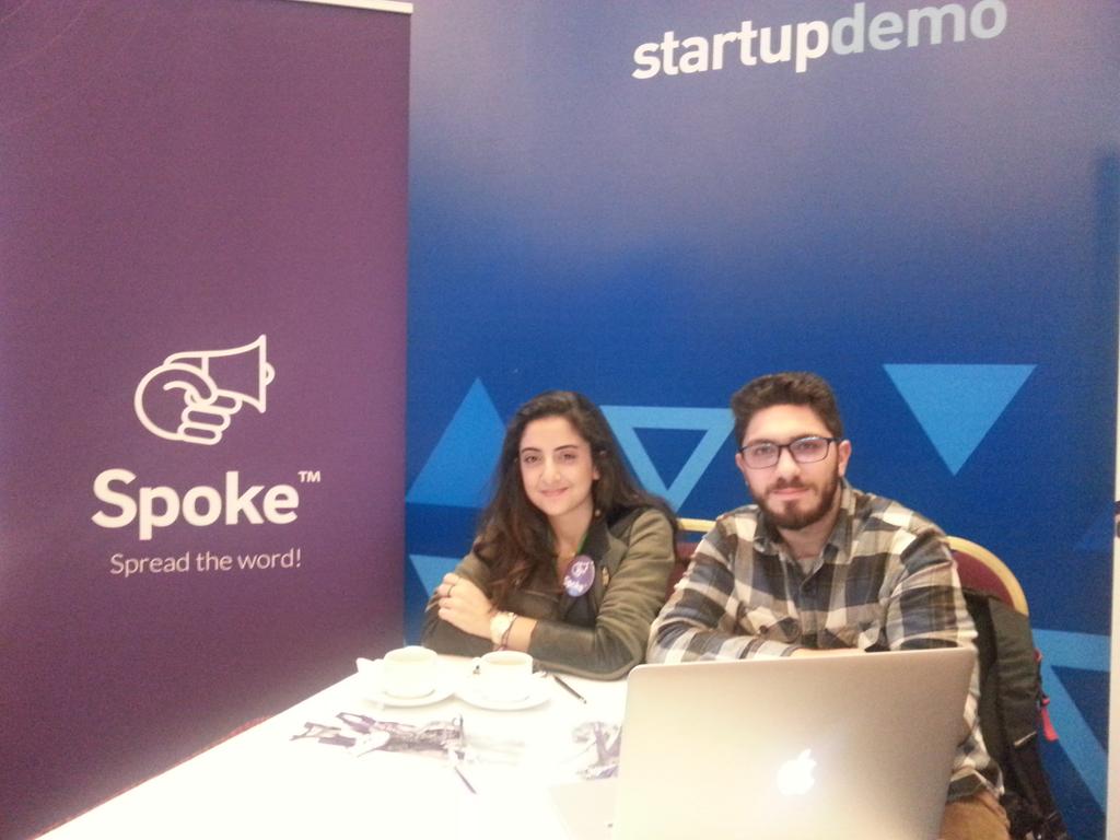 touchLebanon's tweet photo. Startup Demo finalist @spoke_app, a micro podcasting social network: https://t.co/0Qj1A0plkh. #arabnetbeirut https://t.co/oQaLsXLFOL