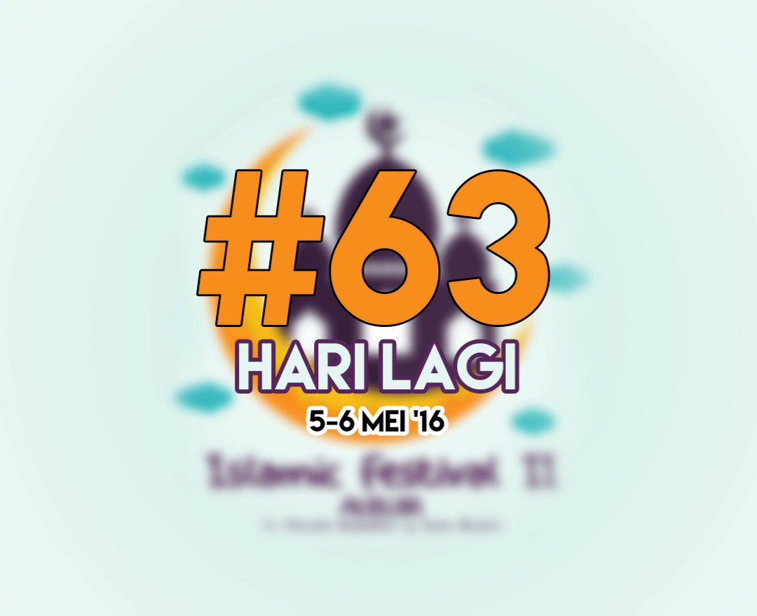 63 hari lagi menuju Islamic Festival II.
Info donatur, sponsorship &amp; media partner email: info@rohis2bdl.com