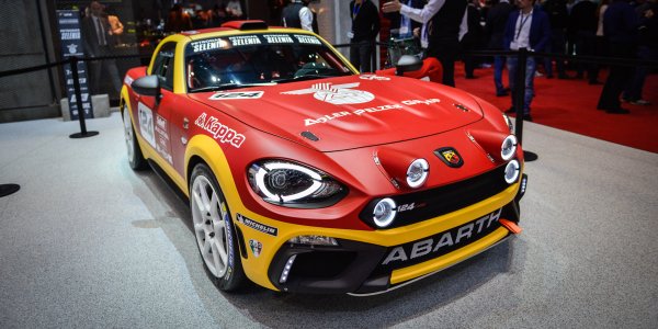 @KappaItalia as a partner of @TeamAbarth excited to discover the new #Abarth124spider at #GIMS #ItalianRocks