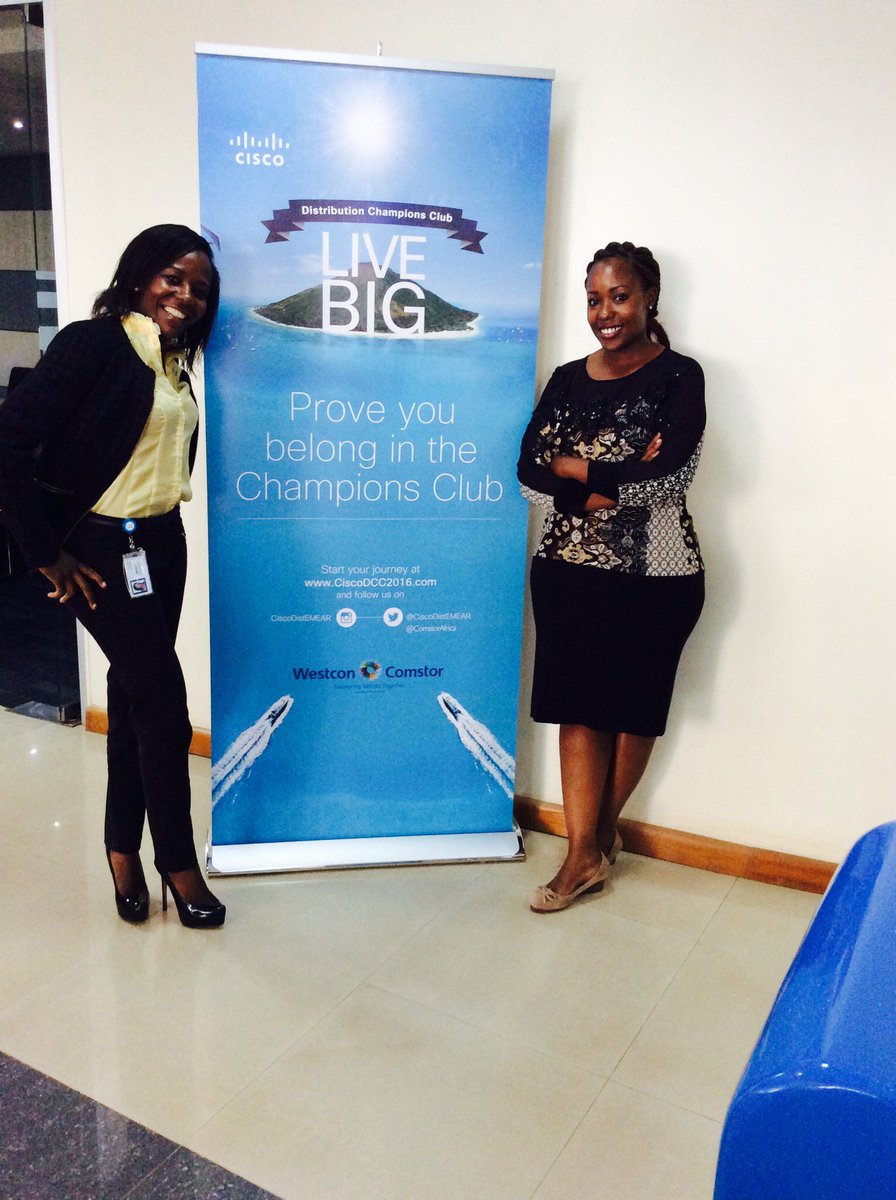 ComstorAfrica's tweet image. #ArchitectureTraining.Thanks for the support @mhonyango &amp;amp; @Dorothymatheka #DCClimbo #DCCComstorEA @CiscoDistEMEAR.