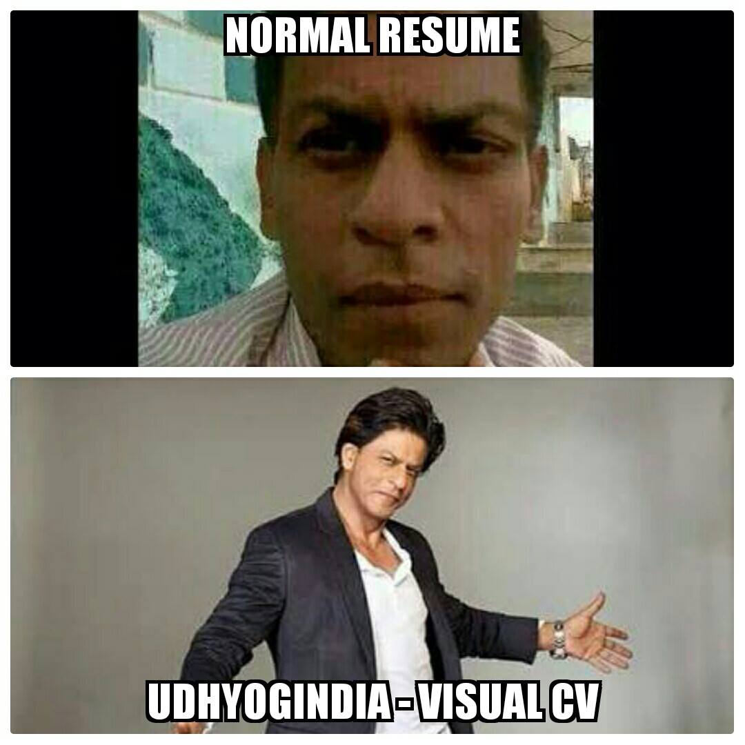 udhyogindia's tweet image. There is a lot of difference in Normal Resume and Udhyogindia&apos;s Visual CV .. 
#UdhyogIndia #VisualCV