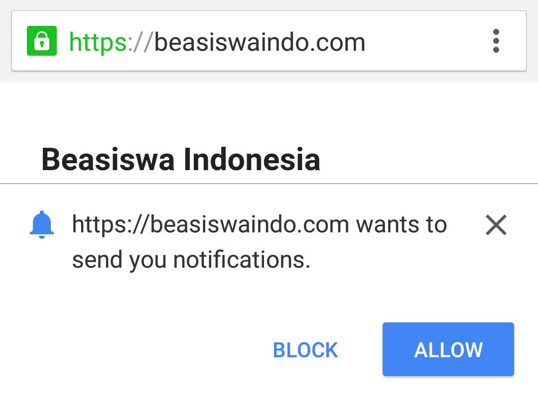 BeasiswaIndo's tweet photo. Berlangganan info @BeasiswaIndo dg Google Chrome! buka https://t.co/eZkN5lNFGK & klik ALLOW! https://t.co/YenxivWWIC #Apr04