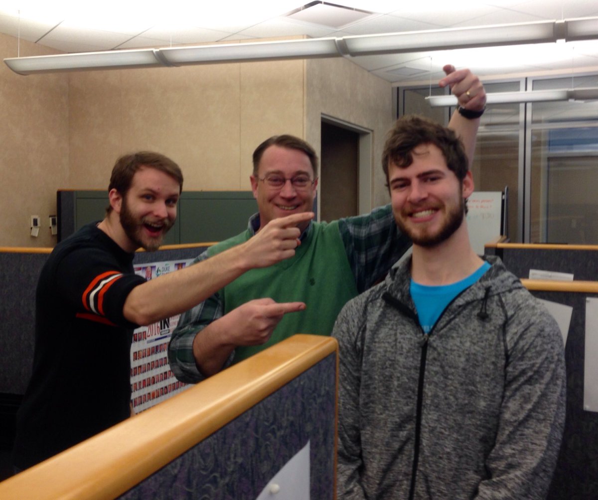 WIBC_TBennett's tweet photo. Guess who has a birthday today?! @cothebro @RadioCarl 
@93wibc https://t.co/ZHn5hihYQo
