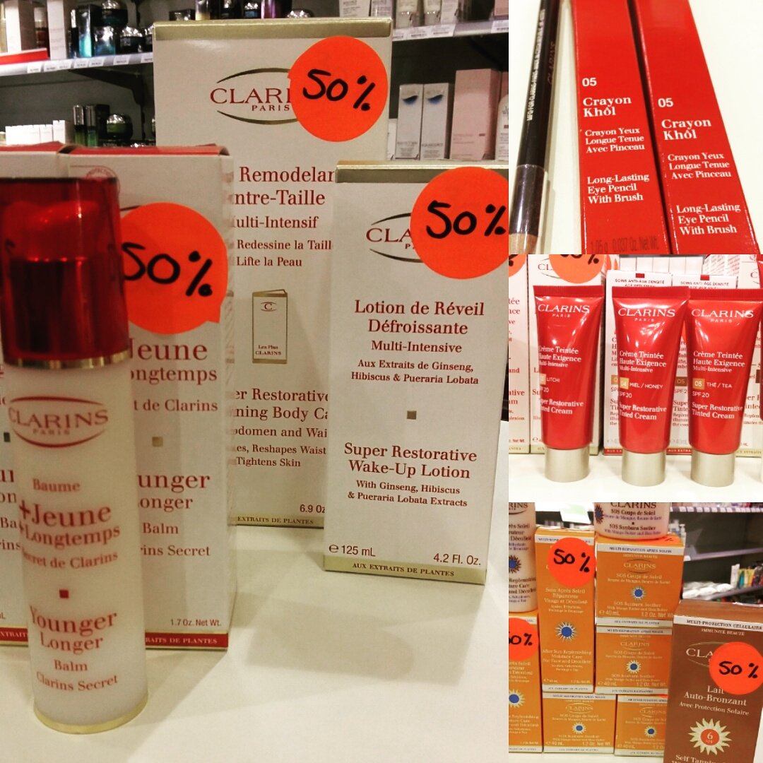 Sla je slag, veel Clarins producten met 50% korting!