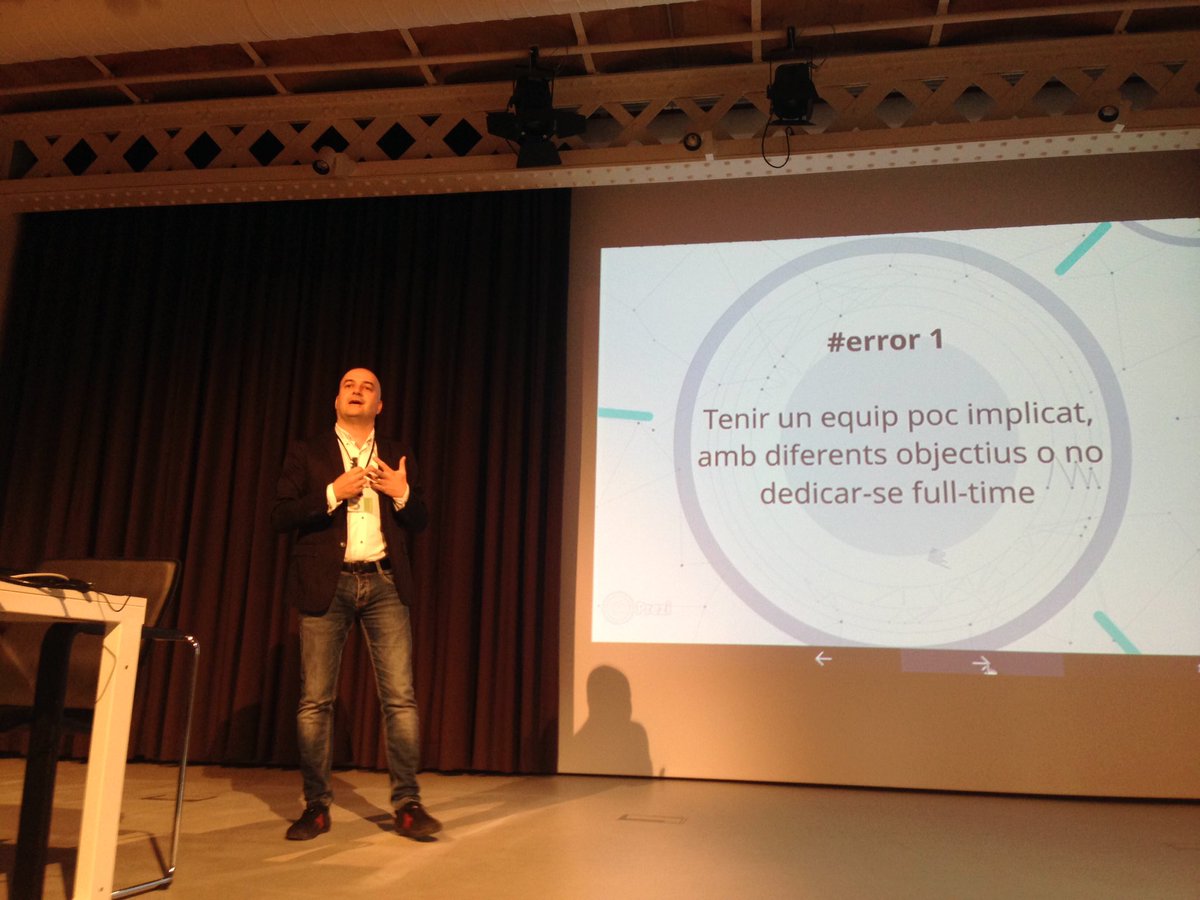 FerranRodero's tweet photo. En @qgudayol al #SaloBE #10errors dels emprenedors. Tot un luxe ! Congrats! https://t.co/BxDVEp36oR