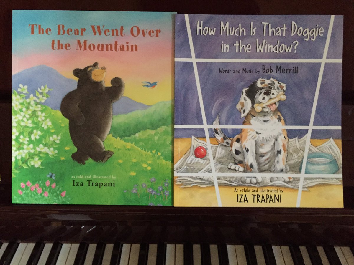 pianotots's tweet photo. Loved seeing all your favourite books today Pianotots..here are 2 we love to sing!@IzaTrapani #WorldBookDay https://t.co/gkGr3CfJDa