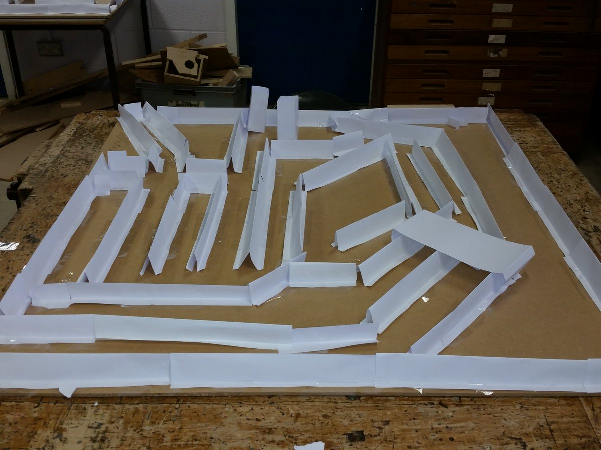 In construction challenge this week pupils make giant labyrinth mazes developing problem solving and teamwork skills