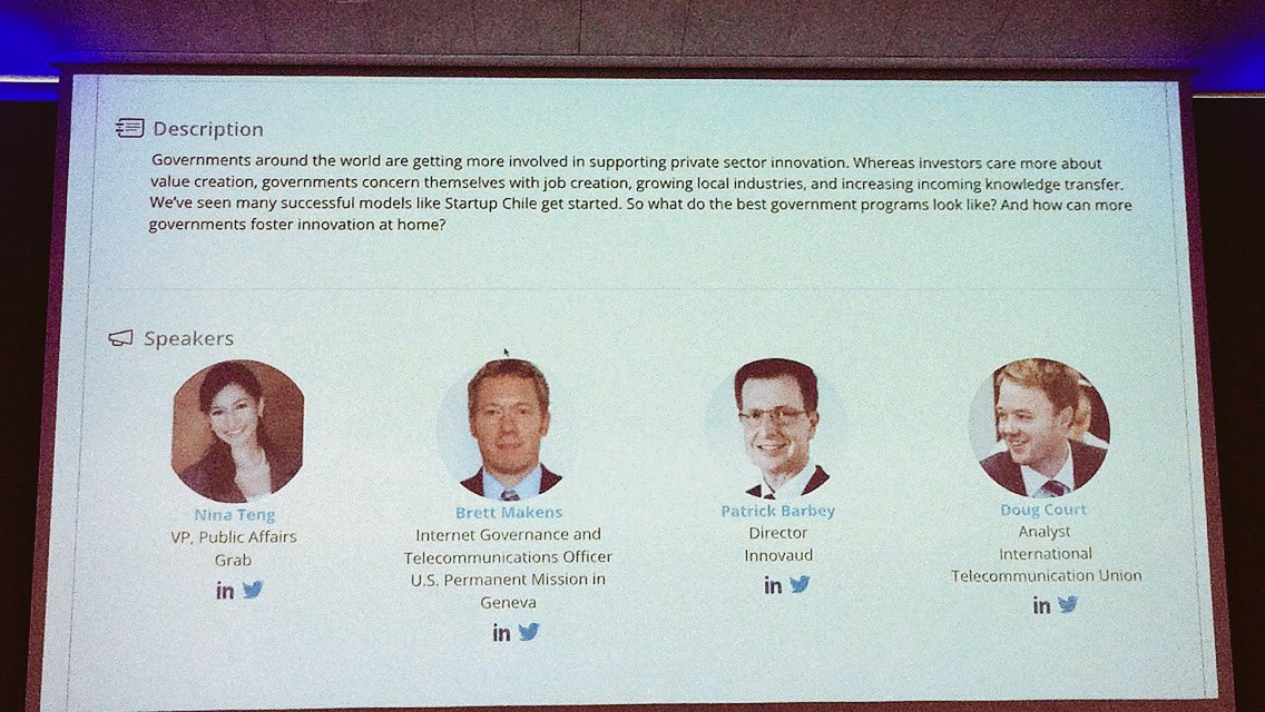 BezzitouniC's tweet image. #SeedstarsSummit #workshop3 governments VC investors / job creation, growing local industries, increding knowledge