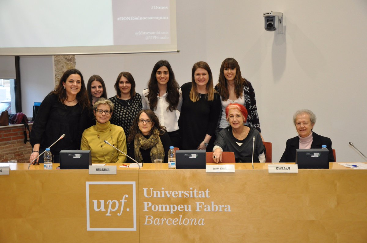 MusesambTraca's tweet photo. Moltes gràcies a totes les ponents #DONESsinoesaraquan @anna_mercade @taniaverge #RosaMCalaf #MJosefaYzuel #dones https://t.co/3th4zhrLbR