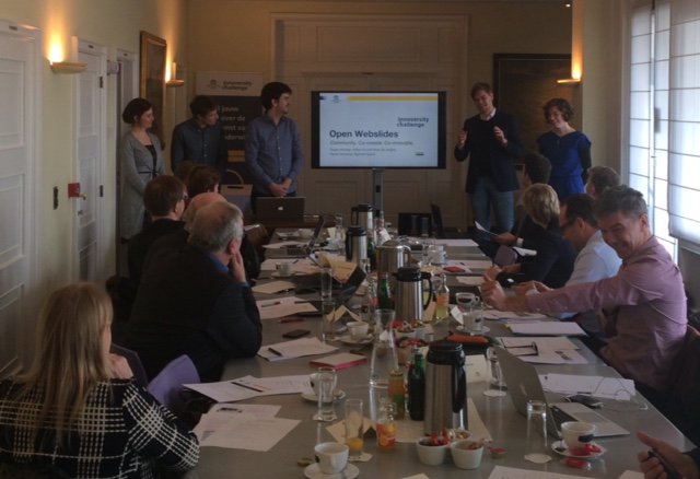 Een laatste en alweer uitstekende presentatie. #Innoversity Challenge @UGent wordt ook een challenge voor de jury.