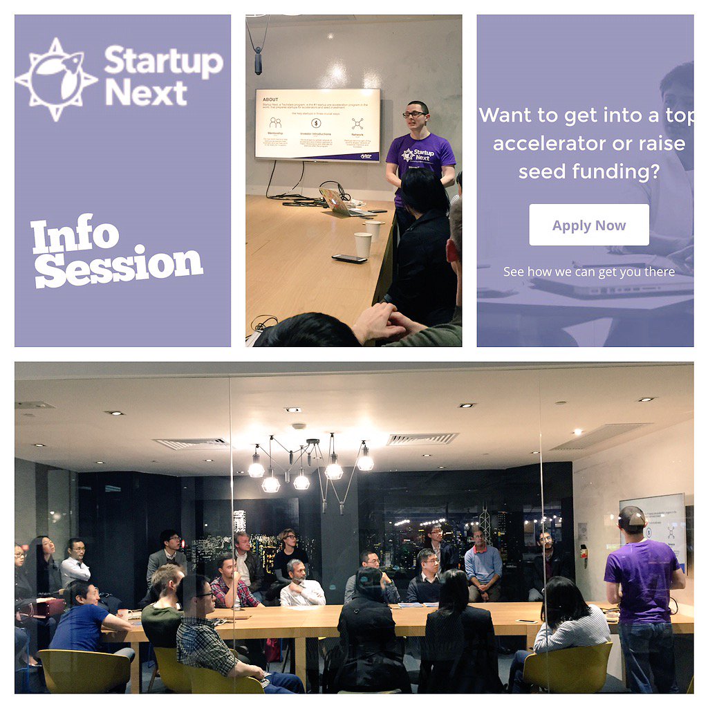 whub_io's tweet photo. Info Session @startupnext in full swing @blueprint_hk @MaBoXiu @HirelyAsia . Don't forget to apply asap! https://t.co/965RPofBFg