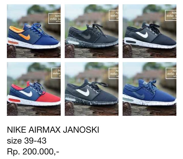 formen_id's tweet photo. Nike Airmax Janoski
tanya2 atau order langsung ke line: @dropship_id atau klik link di bio, atau sms ke 087822304050 https://t.co/ozivdVYdjR
