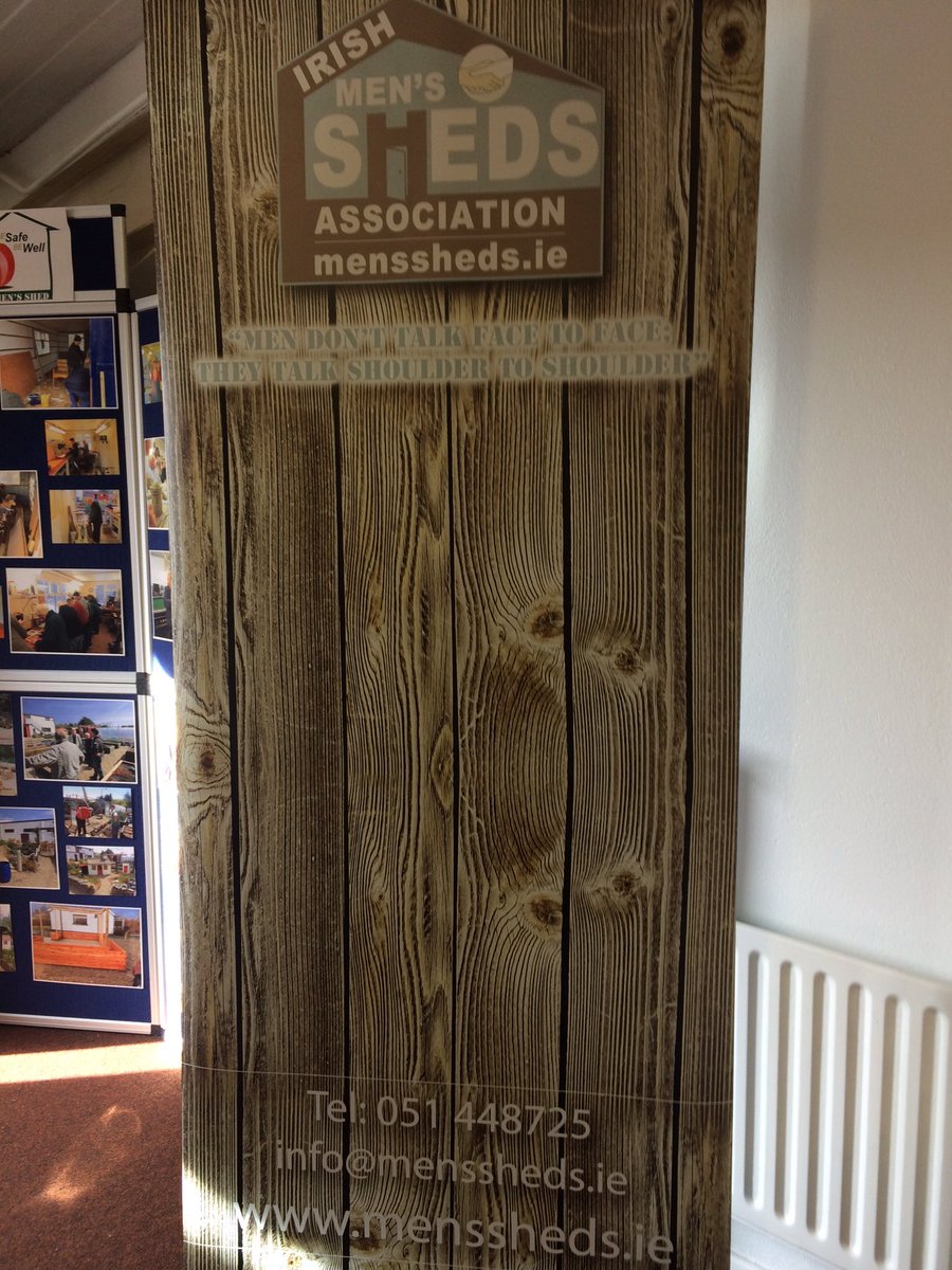 Launch of the <a href="/IrishSheds/">Irish Men's Sheds Association</a> Toolkit for all NI sheds at BSBW shed.  <a href="/northernsheds/">Northern Mens Shed</a> @BIGNIonline #ShoulderToShoulder