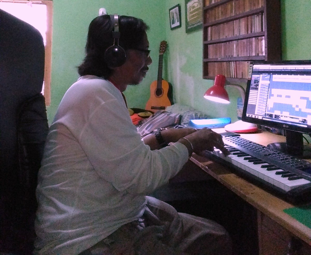 The making of "sederhana tapi nyata" w/"Mustaka"(musik tanpa kata).