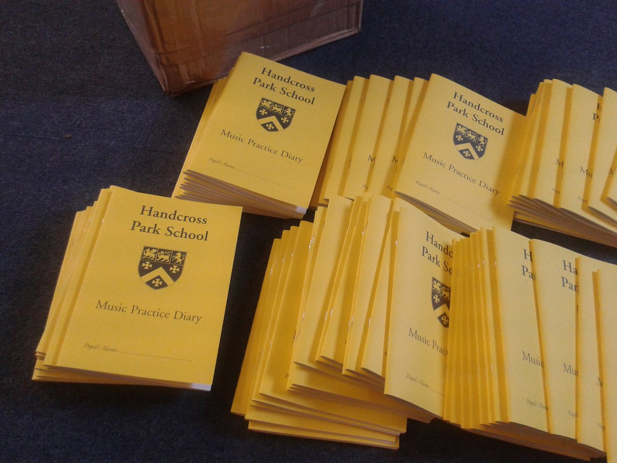 New and improved practice diaries arrived! #makesperfect