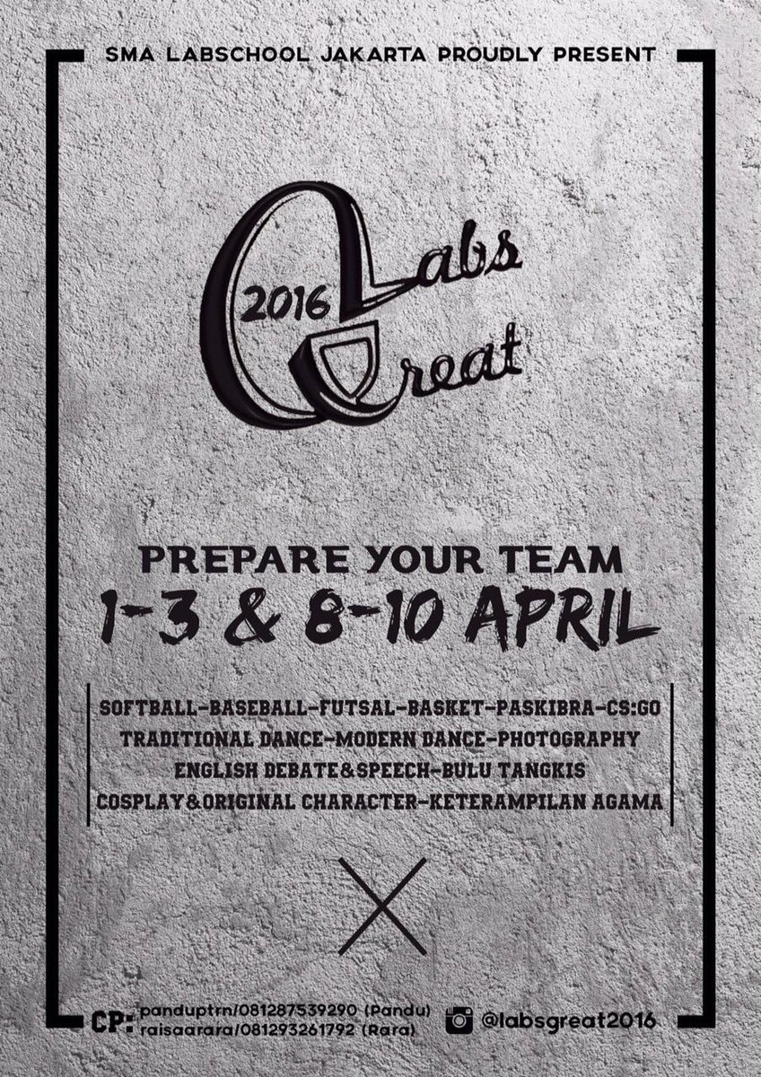 INTERVAL is back with more spots for debate and speech competition! This event is a part of Labs Great 2016 :)