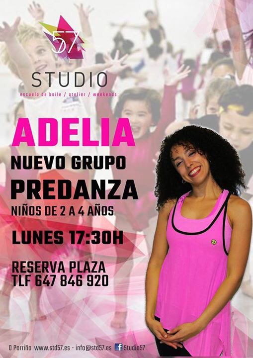 studio57escuela's tweet photo. Nueva clase de PREDANZA para niños de 2 a 4 años 
Reserva plaza en el #tlf647846920 #studio57 #porriño https://t.co/4fj5eELig6