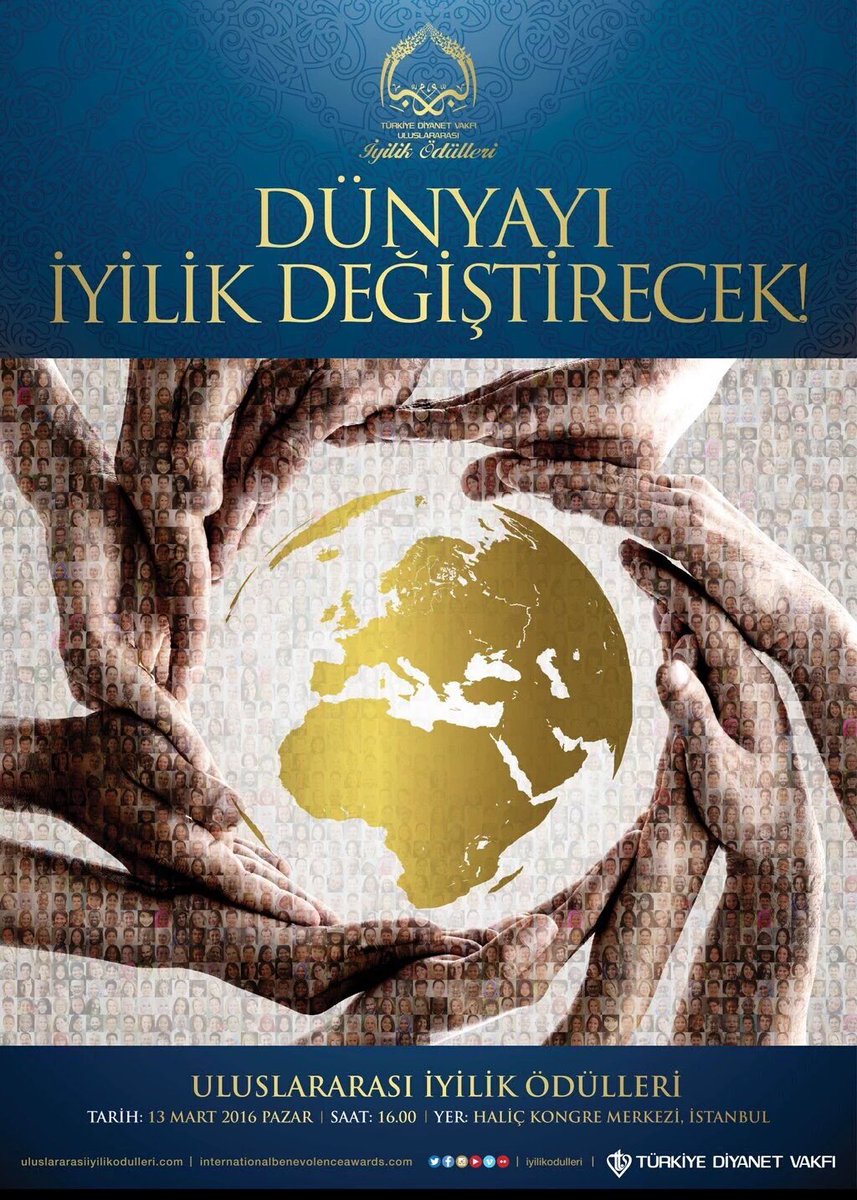 DiyanetVakfi's tweet image. ' #TDV Uluslararası @iyilikodulleri ' 13 Mart saat 16:00'da İstanbul Haliç Kongre Merkezi'nde
