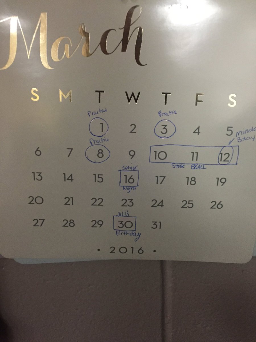 Calendar for March! 👸🏼