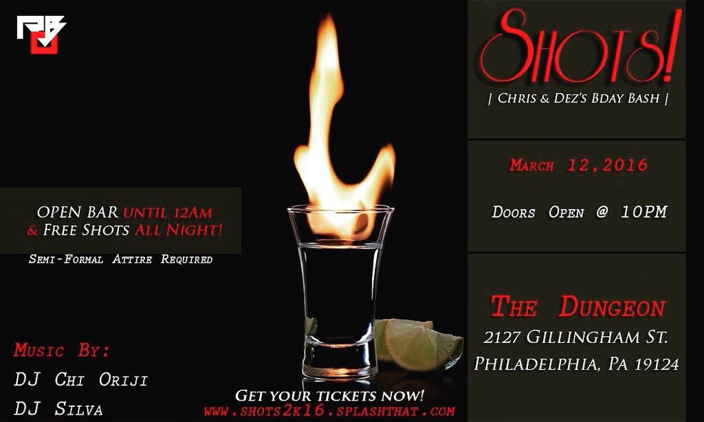 _GoldenChildd_'s tweet photo. We 9 days away from #SHOTS2016 Get yours while you can 🍾🎉 
https://t.co/aITx8fkXsO https://t.co/G7VArID1ti