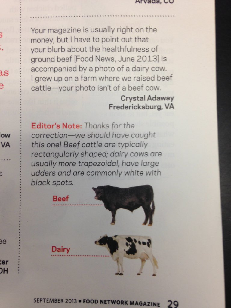 growingag's tweet photo. . @FoodNetwork you need to visit a #dairyfarm &amp; #beeffarm mag from 2013  #muscle #beef #geometrylesson https://t.co/NPUqYsyJXl