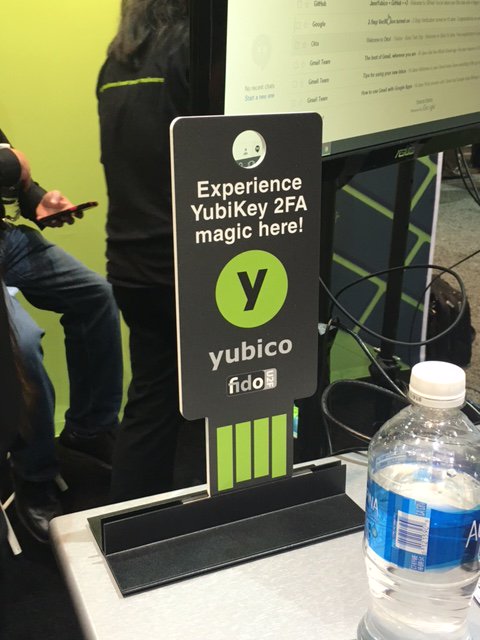 FIDOAlliance's tweet image. Stop by the @Yubico booth N4909 to experience the #FIDOcertified YubiKey 2FA. #RSAC