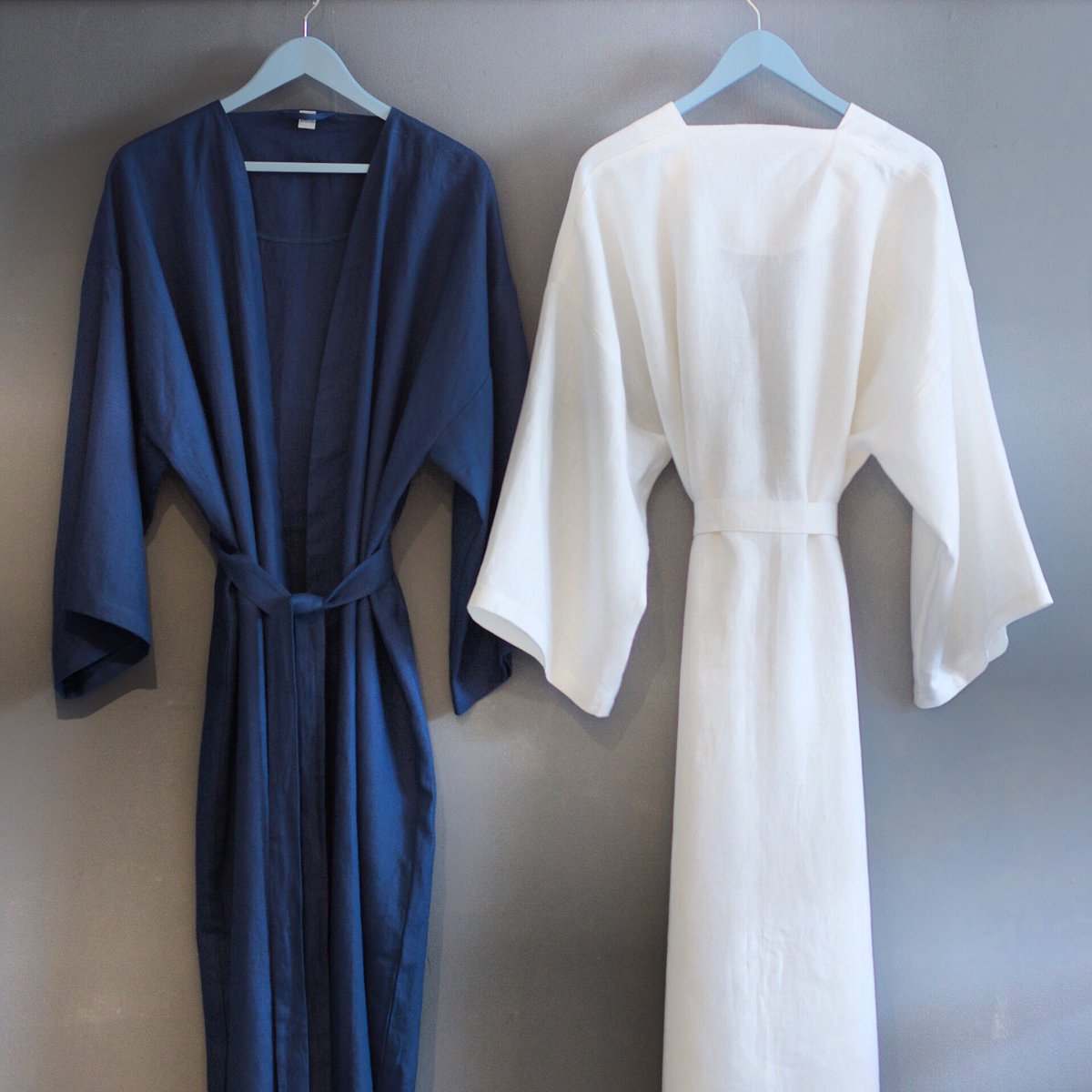 DesignHome12's tweet photo. Coming soon ... Linen dressing gown. @DesignHome12 @MargateOldTown https://t.co/SMlYxvPRZv