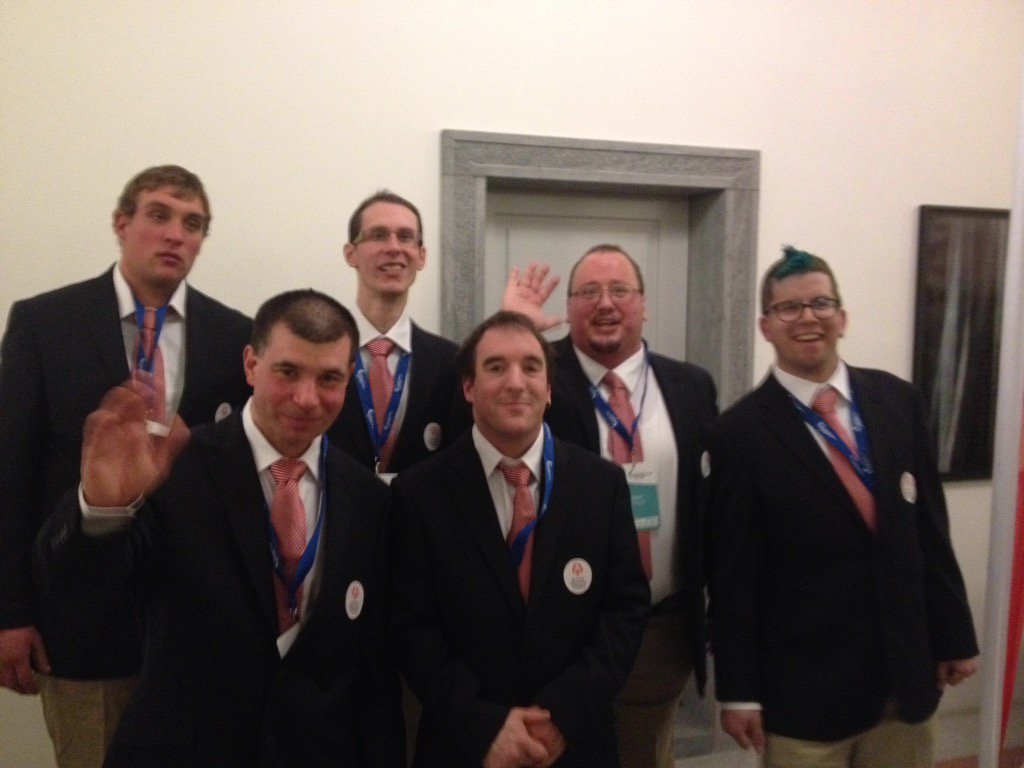La Commission des sportifs est prete pour la ceremonie d'ouverture des NWG Chur 2016 de Special Olympics