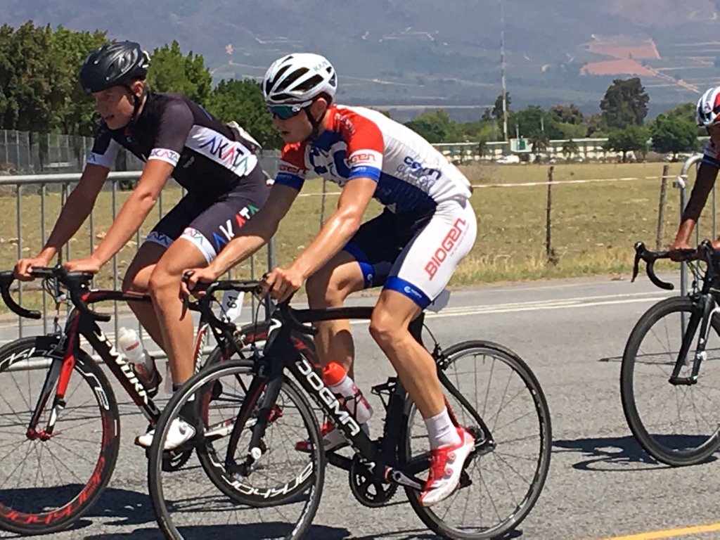 Another hard stage at the <a href="/tourofgoodhope/">Tour of Good Hope</a> last one tomorrow. Thank you <a href="/BiogenSA/">Biogen</a> for keeping me going.