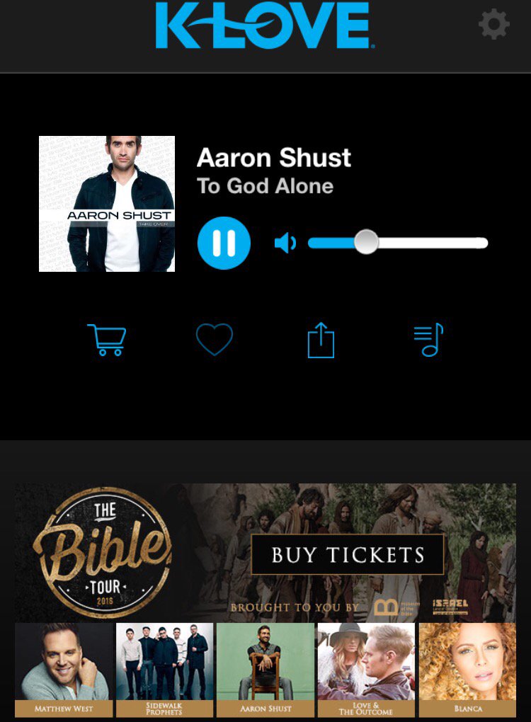 AbbyOesterling's tweet photo. @aaronshust #ToGodAlone  "Everything I say and do, let it be all for YOU. The Glory is Yours alone." @BibleTour2016 https://t.co/TExbqi8GtT