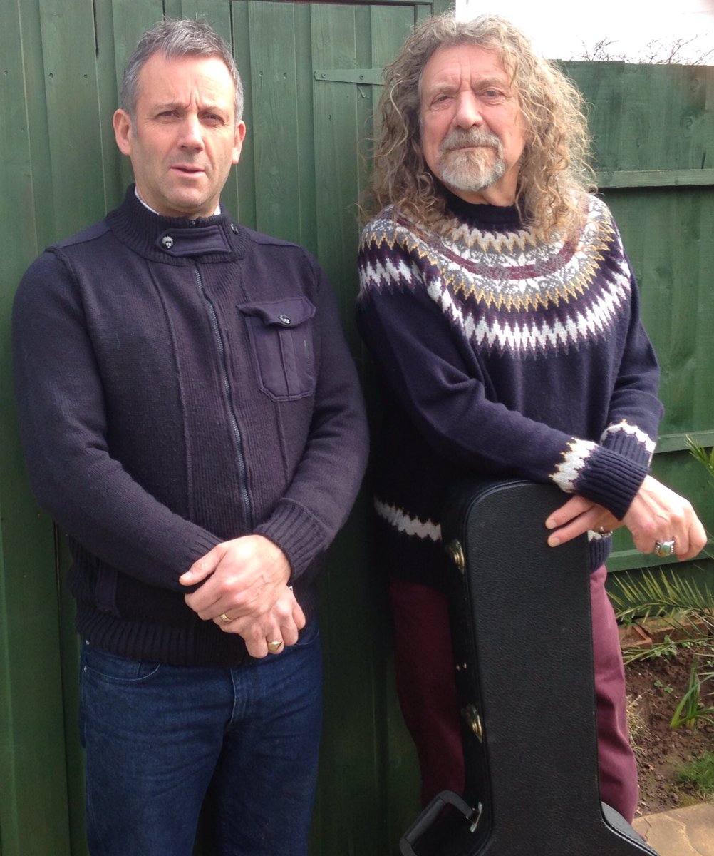 Robert Plant collecting his Gibson J200 Custom then off to the USA on tour