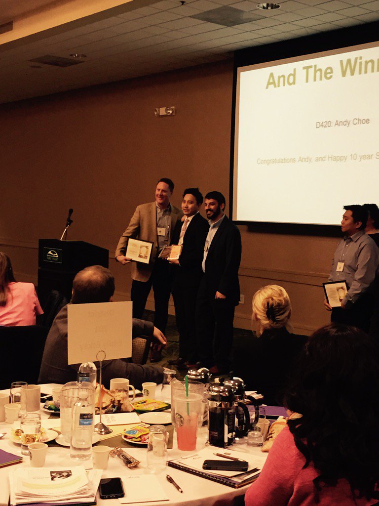 Mkeenkeen's tweet photo. #andthewinneris #andychoe #congrats #area79smsummit @MarcMbacker #dioneill https://t.co/8YeQUHaFvd