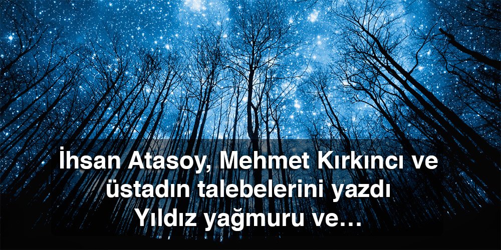 Bu köşe yazısı mutlaka okunmalı. 
YILDIZ YAĞMURU VE...
zaman.com.tr/yorum_yildiz-y… @ibrahimblbn61