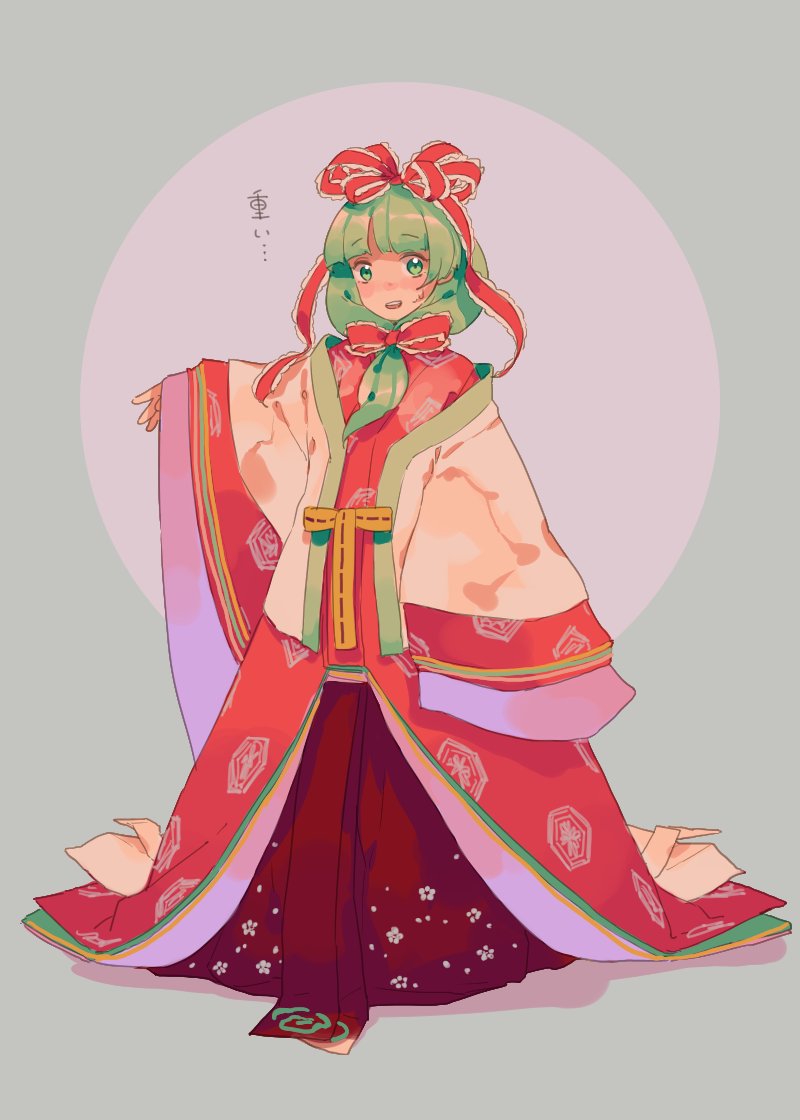 素敵なタグを見つけたので(エセ)十二単な雛ちゃんを描きました!!!
#鍵山雛祭り 