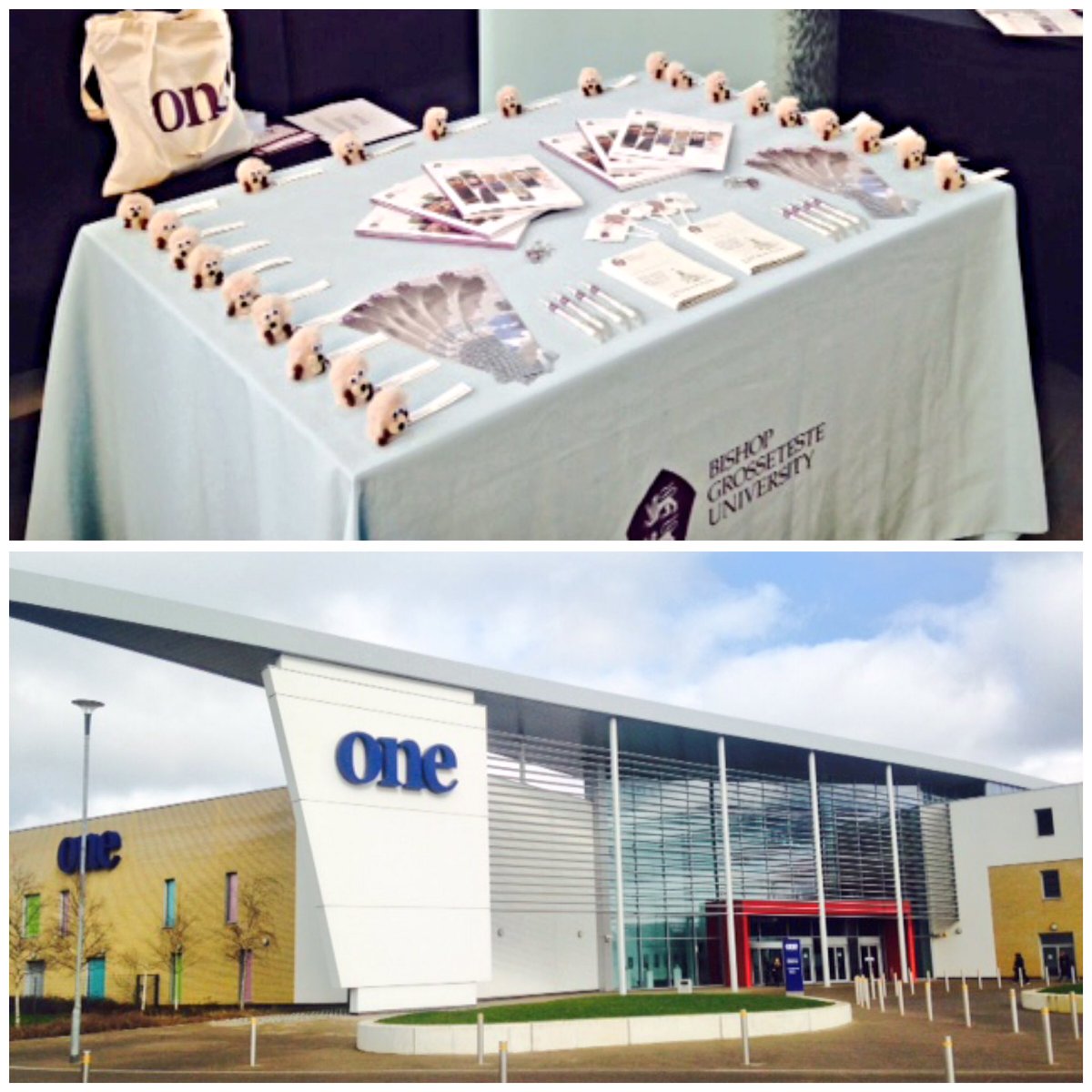 IamBGted's tweet photo. The team (and our lion army) are at @SuffolkOne Sixth Form College today with 40 other HE providers! #BusyMarch https://t.co/3WWb3jLPUH