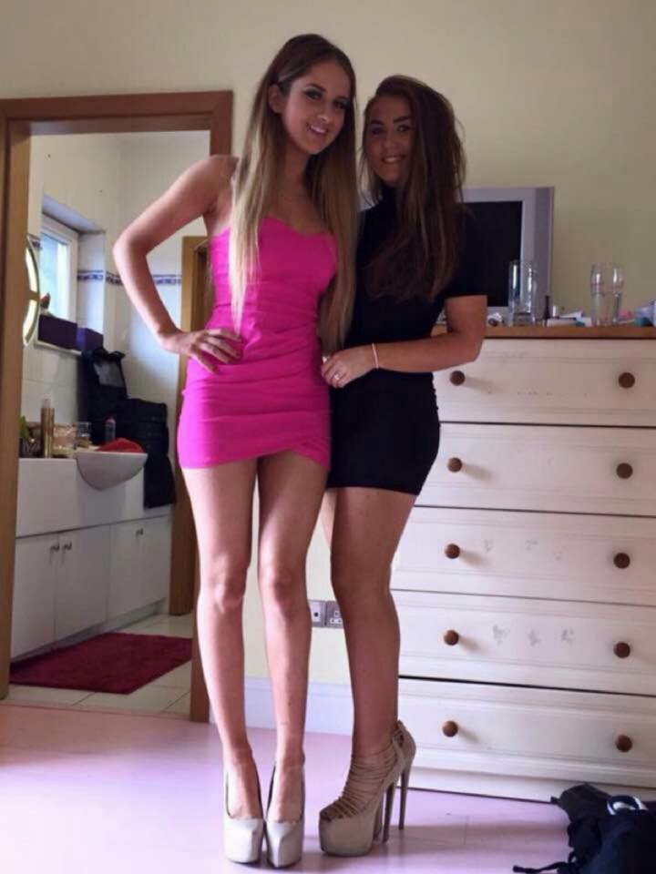 Girls In High Heels On Twitter 2 Teen Girls In Dress And Platform