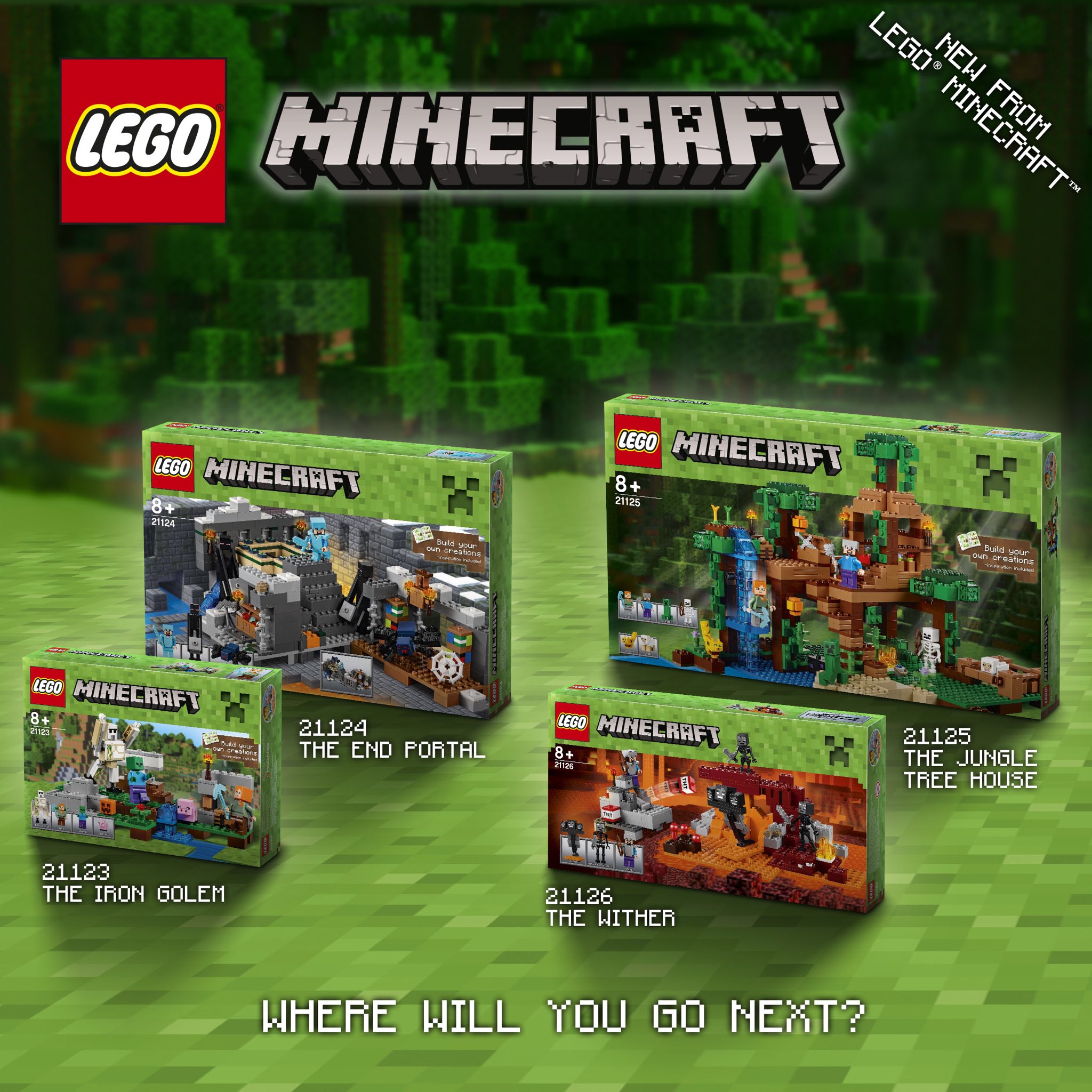 LEGO Twitter: "The NEW LEGO Minecraft products are now available! Check them out at https://t.co/Gcx6XguTol #LEGOMinecraft https://t.co/c5B03iWwyM" /
