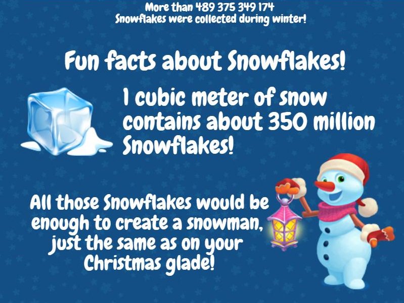 magic_seasons's tweet photo. Never enough snowflakes! Or how many snowflakes were collected in winter! #MagicSeasons  #starkgames https://t.co/BmaFIXxk1F