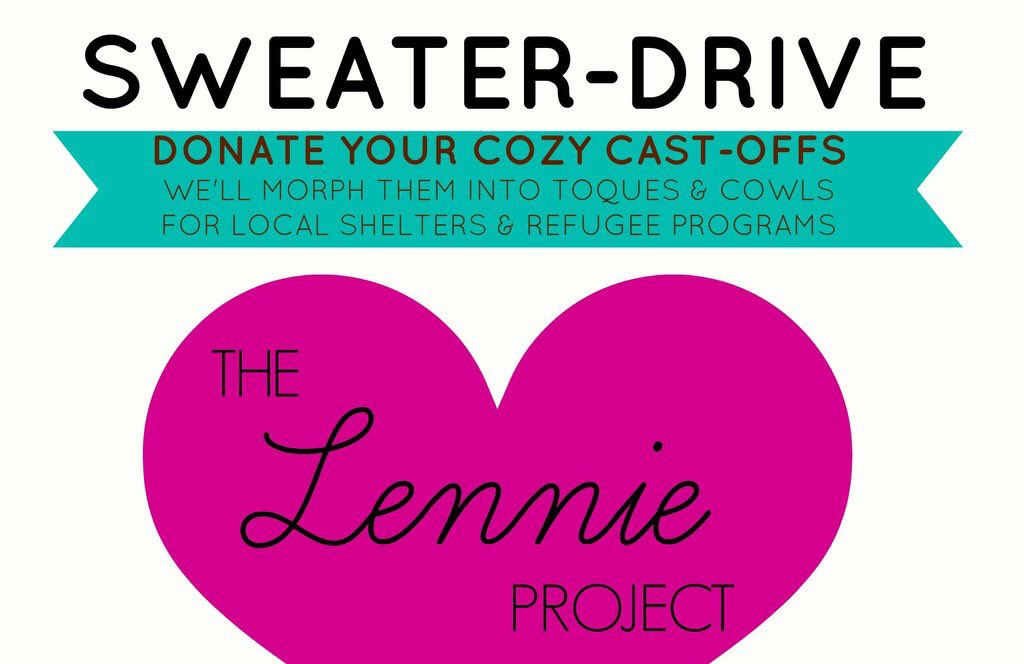 sewbeitstudio's tweet photo. Next tue is our #sewcial with @NRandCo! Donate your old sweaters to help the #lennieproject! https://t.co/RVTwUYE9rc